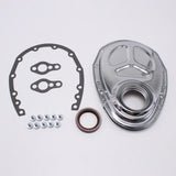 Maxbell Timing Chain Cover Kit Polished Gasket Seal Bolts Set for 265 350