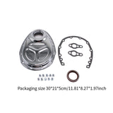 Maxbell Timing Chain Cover Kit Polished Gasket Seal Bolts Set for 265 350