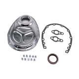 Maxbell Timing Chain Cover Kit Polished Gasket Seal Bolts Set for 265 350