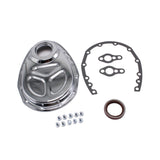 Maxbell Timing Chain Cover Kit Polished Gasket Seal Bolts Set for 265 350