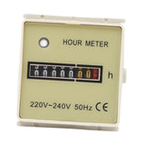 Maxbell Mechanical Hour Meter Gauge Timer for Snowmobile Agricultural Machinery