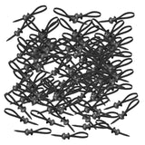 Maxbell 100x Universal Cable Ties Self Locking Black Multifunctional Zip Ties Holder