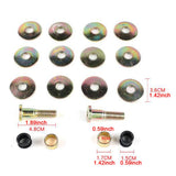 Maxbell Door Striker Kit Bolt Gaskets for A1837204000 -19877-000 A68172102K0 1 Set
