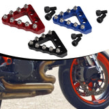Maxbell Motorcycle Rear Brake Pedal Tip Easy Installation Accessories Aluminum Alloy Red