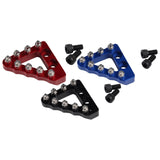 Maxbell Motorcycle Rear Brake Pedal Tip Easy Installation Accessories Aluminum Alloy Red