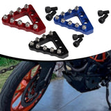 Maxbell Motorcycle Rear Brake Pedal Tip Easy Installation Accessories Aluminum Alloy Red