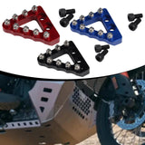 Maxbell Motorcycle Rear Brake Pedal Tip Easy Installation Accessories Aluminum Alloy Red