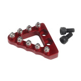 Maxbell Motorcycle Rear Brake Pedal Tip Easy Installation Accessories Aluminum Alloy Red
