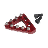 Maxbell Motorcycle Rear Brake Pedal Tip Easy Installation Accessories Aluminum Alloy Red