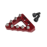 Maxbell Motorcycle Rear Brake Pedal Tip Easy Installation Accessories Aluminum Alloy Red