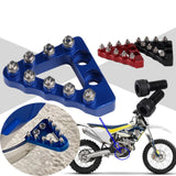 Maxbell Motorcycle Rear Brake Pedal Tip Easy Installation Accessories Aluminum Alloy Red