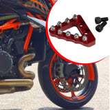 Maxbell Motorcycle Rear Brake Pedal Tip Easy Installation Accessories Aluminum Alloy Red