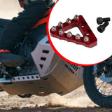 Maxbell Motorcycle Rear Brake Pedal Tip Easy Installation Accessories Aluminum Alloy Red