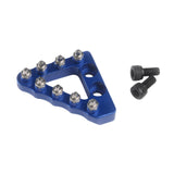 Maxbell Motorcycle Rear Brake Pedal Tip Easy Installation Accessories Aluminum Alloy Blue