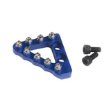 Maxbell Motorcycle Rear Brake Pedal Tip Easy Installation Accessories Aluminum Alloy Blue