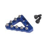Maxbell Motorcycle Rear Brake Pedal Tip Easy Installation Accessories Aluminum Alloy Blue