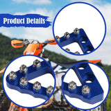 Maxbell Motorcycle Rear Brake Pedal Tip Easy Installation Accessories Aluminum Alloy Blue