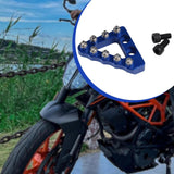 Maxbell Motorcycle Rear Brake Pedal Tip Easy Installation Accessories Aluminum Alloy Blue