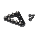 Maxbell Motorcycle Rear Brake Pedal Tip Easy Installation Accessories Aluminum Alloy Black