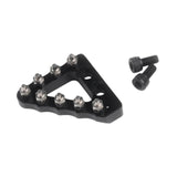 Maxbell Motorcycle Rear Brake Pedal Tip Easy Installation Accessories Aluminum Alloy Black