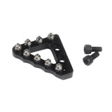 Maxbell Motorcycle Rear Brake Pedal Tip Easy Installation Accessories Aluminum Alloy Black