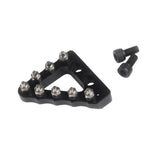 Maxbell Motorcycle Rear Brake Pedal Tip Easy Installation Accessories Aluminum Alloy Black