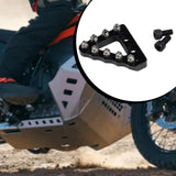 Maxbell Motorcycle Rear Brake Pedal Tip Easy Installation Accessories Aluminum Alloy Black