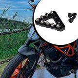 Maxbell Motorcycle Rear Brake Pedal Tip Easy Installation Accessories Aluminum Alloy Black