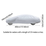 Maxbell Car Cover Sunproof Sun Snow Dust Rain Resistant Full Car Cover for Cars S