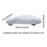 Maxbell Car Cover Sunproof Sun Snow Dust Rain Resistant Full Car Cover for Cars XL