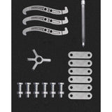 Maxbell Bearing Puller Lightweight Carbon Steel Practical Sturdy Bearing Puller Tool Working Range 75mm