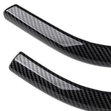 Maxbell 2x Front Headlamp Eyelid Overlay Trim Carbon Fashion for Auto Accessory 20x2.5cm