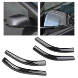 Maxbell 2x Front Headlamp Eyelid Overlay Trim Carbon Fashion for Auto Accessory 20x2.5cm