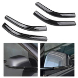 Maxbell 2x Front Headlamp Eyelid Overlay Trim Carbon Fashion for Auto Accessory 20x2.5cm