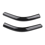 Maxbell 2x Front Headlamp Eyelid Overlay Trim Carbon Fashion for Auto Accessory 20x2.5cm