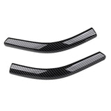 Maxbell 2x Front Headlamp Eyelid Overlay Trim Carbon Fashion for Auto Accessory 20x2.5cm