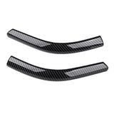 Maxbell 2x Front Headlamp Eyelid Overlay Trim Carbon Fashion for Auto Accessory 20x2.5cm