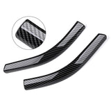 Maxbell 2x Front Headlamp Eyelid Overlay Trim Carbon Fashion for Auto Accessory 20x2.5cm