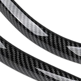 Maxbell 2x Front Headlamp Eyelid Overlay Trim Carbon Fashion for Auto Accessory 19x2cm