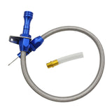 Maxbell Transmission Oil Dipstick Auto Repair Flexible for Chevy 700R4 4L70E Blue