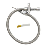 Maxbell Transmission Oil Dipstick Auto Repair Flexible for Chevy 700R4 4L70E Silver