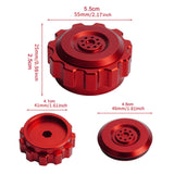 Maxbell Auto Trans Shift Lever Knob Automotive Part Aluminum Alloy for RAM 1500 Red