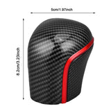 Maxbell Car Gear Shifter Knob Cover Sturdy Gear Shifting Handle for Car SUV Bus Red A