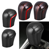 Maxbell Car Gear Shifter Knob Cover Sturdy Gear Shifting Handle for Car SUV Bus Red A