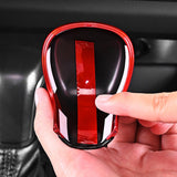 Maxbell Car Gear Shifter Knob Cover Sturdy Gear Shifting Handle for Car SUV Bus Red A