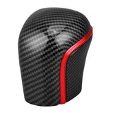 Maxbell Car Gear Shifter Knob Cover Sturdy Gear Shifting Handle for Car SUV Bus Red A