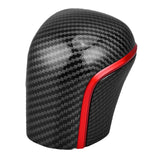 Maxbell Car Gear Shifter Knob Cover Sturdy Gear Shifting Handle for Car SUV Bus Red A