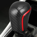 Maxbell Car Gear Shifter Knob Cover Sturdy Gear Shifting Handle for Car SUV Bus Red A