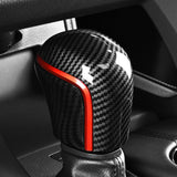 Maxbell Car Gear Shifter Knob Cover Sturdy Gear Shifting Handle for Car SUV Bus Red A