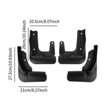 Maxbell 4 Car Mud Flaps Replacement Mudflaps for A6L 2025 No Drilling Required